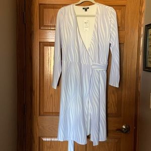 Macy’s long sleeve wrap dress